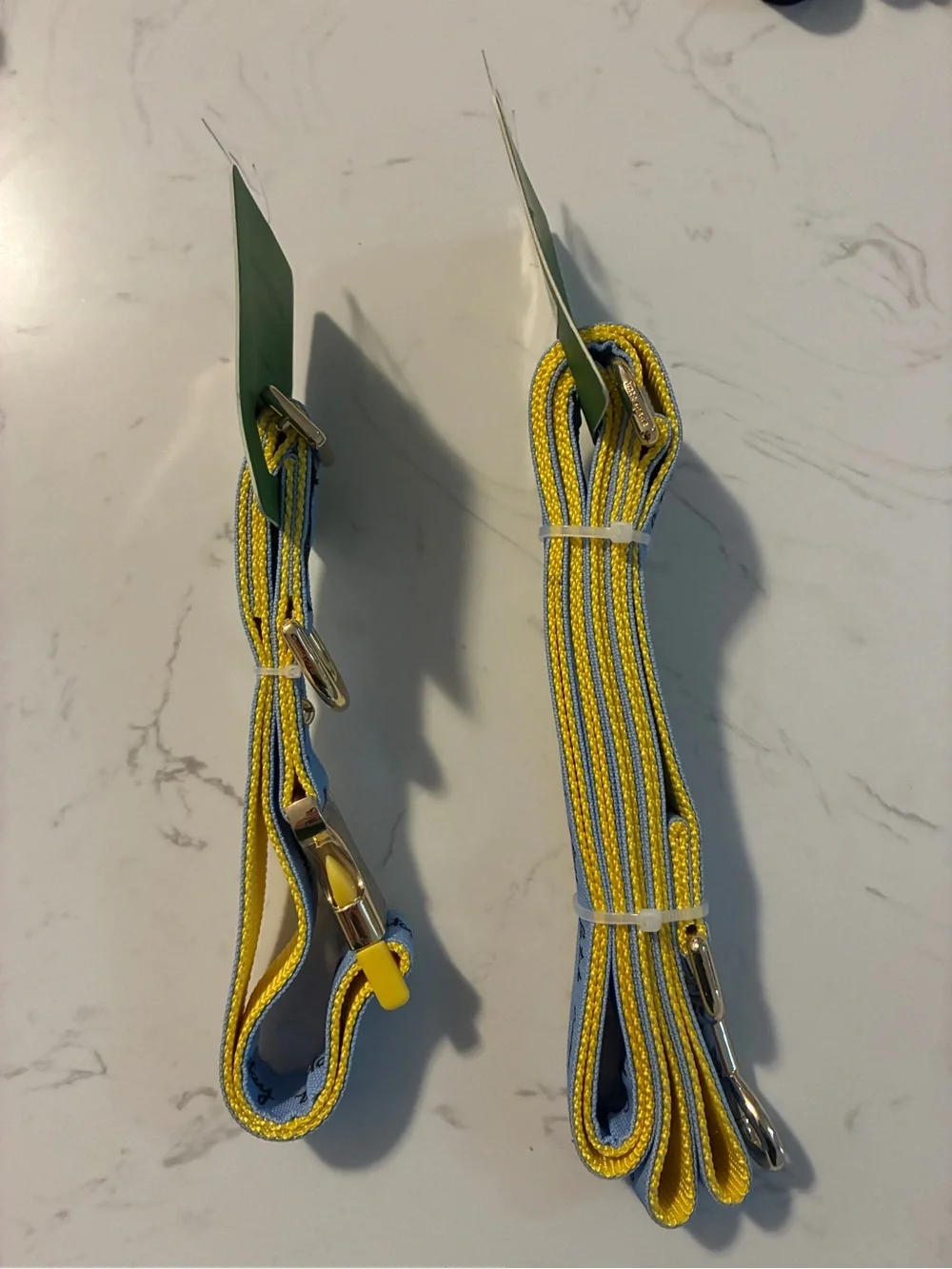 Kate Spade New York Raining Cats & Dogs Pet Collar & Leash Set M/L Dog Bundle